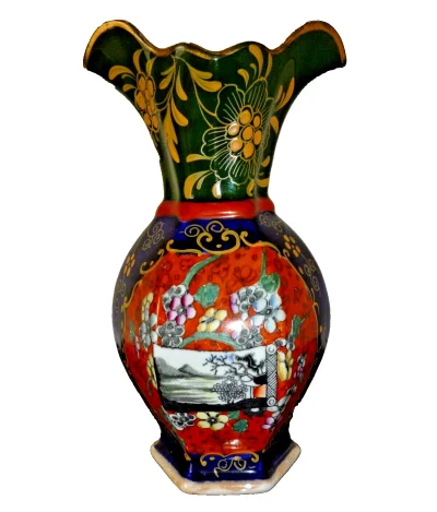 Antique Mason's Patent Ironstone Chinese Style Vase Circa 1830's - Image 12