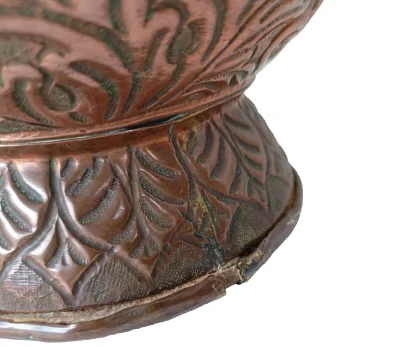 Large Antique Persian Qajar Dynasty Copper Water Carrier Jug - Image 10