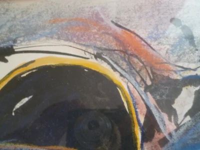 Zamy Steynovitz (1951-2000) Original Watercolour and Mixed Media Portrait - Image 11