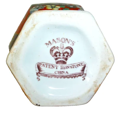 Antique Mason's Patent Ironstone Chinese Style Vase Circa 1830's - Image 11