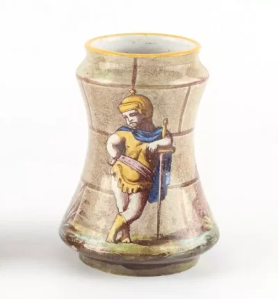 Auguste Jean (1829-1896) Pair of Antique French Faience Earthenware Vases - Image 3