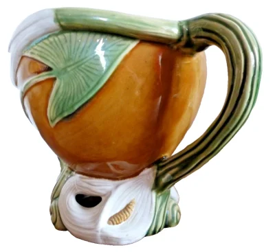 Art Nouveau Style Large Majolica Ceramic Jug - Image 4