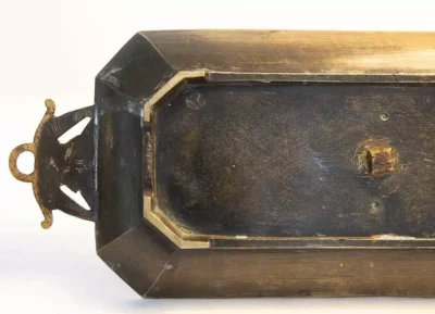 Antique Grand Tour Egyptian Revival Desk Stand and Inkwell - Image 5