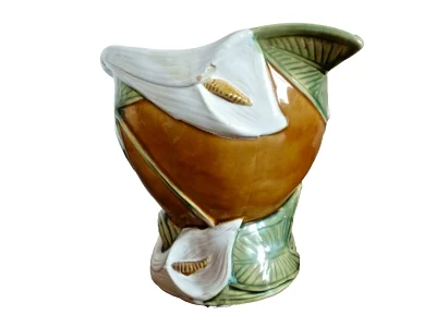 Art Nouveau Style Large Majolica Ceramic Jug - Image 6