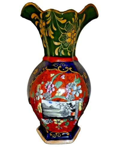 Antique Mason's Patent Ironstone Chinese Style Vase Circa 1830's - Image 6