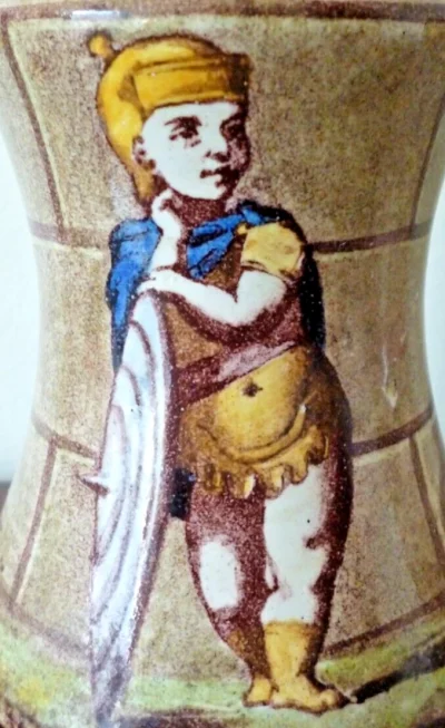 Auguste Jean (1829-1896) Pair of Antique French Faience Earthenware Vases - Image 7