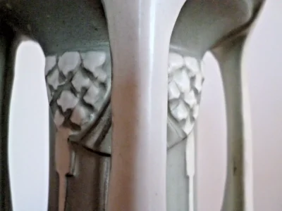Pair of Antique Austrian Secessionist Vases - Robert Hanke Royal Wettina No 738 - Image 9