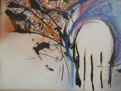 Zamy Steynovitz (1951-2000) Original Watercolour and Mixed Media Portrait - Image 8