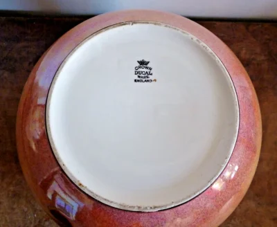 Art Deco Crown Ducal Lustreware Jardiniere - Image 8