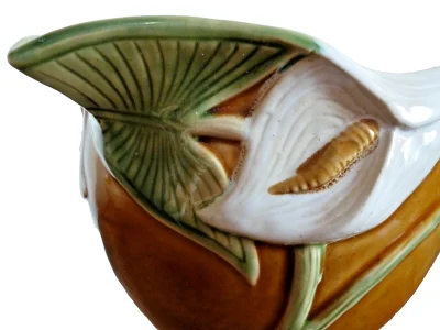 Art Nouveau Style Large Majolica Ceramic Jug - Image 9