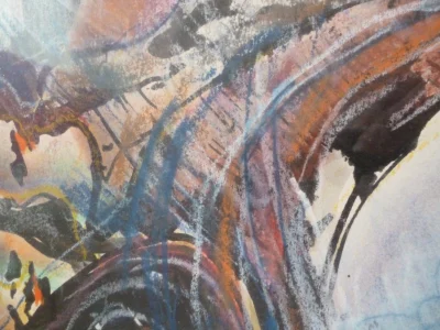 Zamy Steynovitz (1951-2000) Original Watercolour and Mixed Media Portrait - Image 9