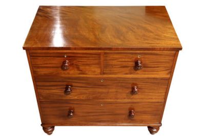 Antique 19th-Century Mahogany Chest of Drawers - Image 3