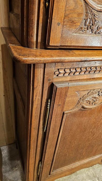 Decorative Oak Buffet Deux Corps - Image 9