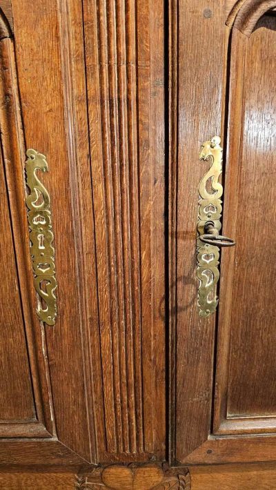 Decorative Oak Buffet Deux Corps - Image 13
