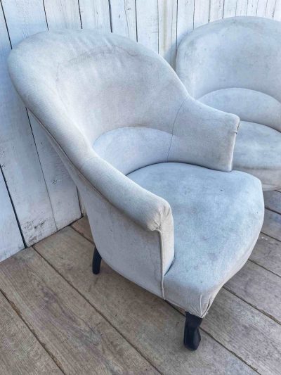 Pair of French 19th century Armchairs. - Image 5