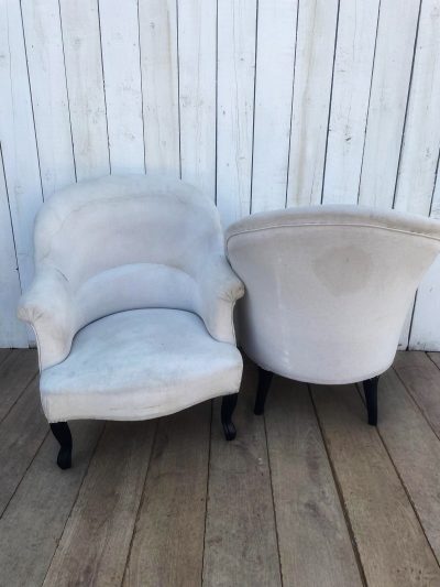 Pair of French 19th century Armchairs. - Image 6