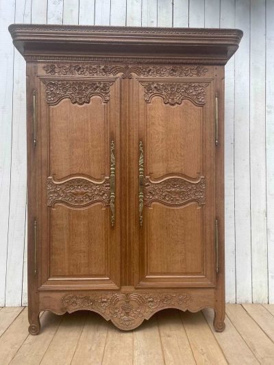 French 19th century Oak Decorative Cupboard - Image 4