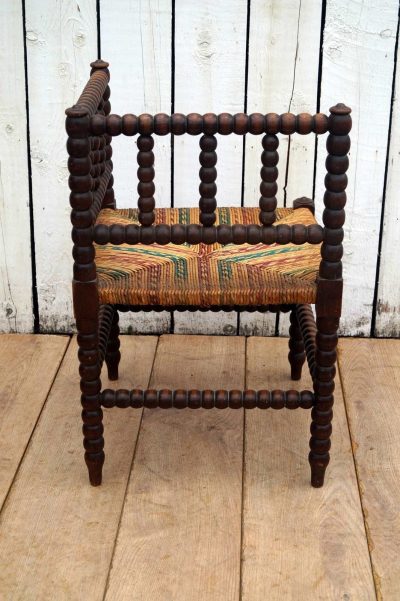 French 19th Century Bobbin Chair - Image 3