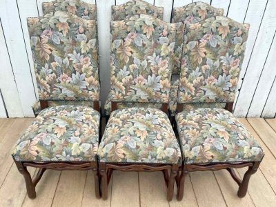 Set of 6 Os De Mouton Dining Chairs - Image 5