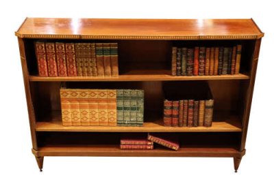 Decorative Mahogany Open Bookcase - Image 3