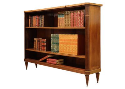 Decorative Mahogany Open Bookcase - Image 4