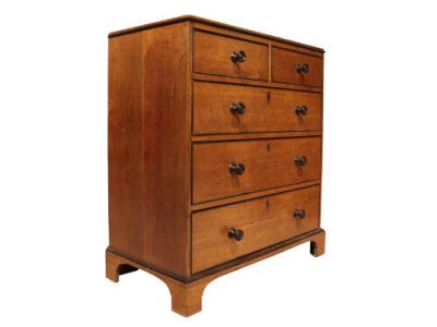 Early 19th Century Oak and Ebonised Chest of Drawers, Circa 1810 - Image 2