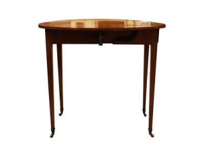Fine 19th Century Satinwood Oval Pembroke Table with Crossbanded Top - Image 3