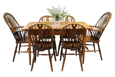 French Cherrywood Farmhouse Table - Image 7