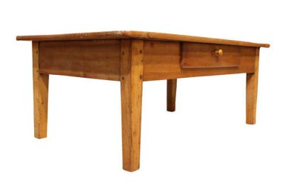 French Farmhouse Cherrywood Coffee Table - circa 1900 - Image 2