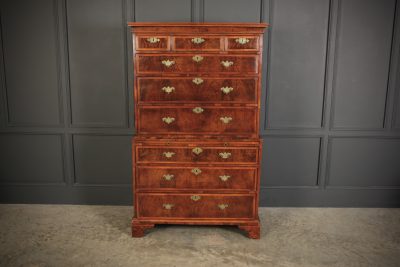Early 18th Century Walnut Tallboy Chest On Chest - Image 2