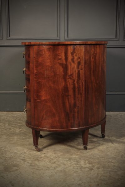 Edwardian Mahogany Kidney Shaped Desk - Image 6