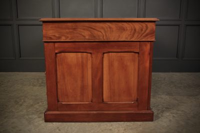 Victorian Mahogany & Leather Desk - Image 11