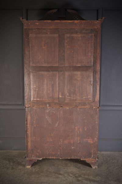 Rare George III Marquetry Inlaid Mahogany Bookcase - Image 15