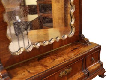 George II Mahogany Toilet Mirror with Three Drawers, Circa 1740 - Image 5