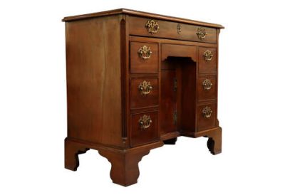 George III Mahogany Kneehole Desk, Circa 1780 - Image 2