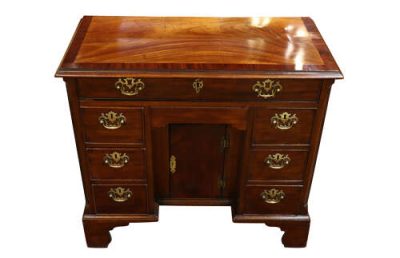 George III Mahogany Kneehole Desk, Circa 1780 - Image 3