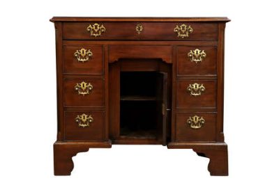 George III Mahogany Kneehole Desk, Circa 1780 - Image 4