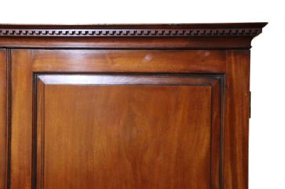 George III Mahogany Linen Press - Image 5