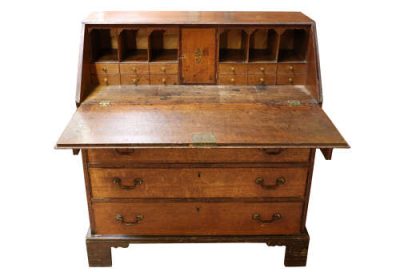 George III Oak Bureau - Image 4