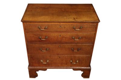 George III Oak Chest of Drawers - Image 2
