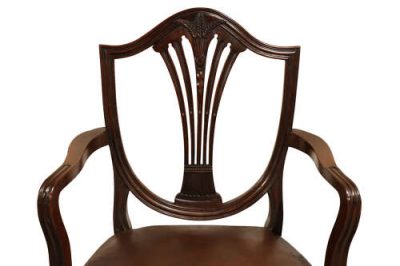 Georgian Mahogany Arm Chair - Image 5