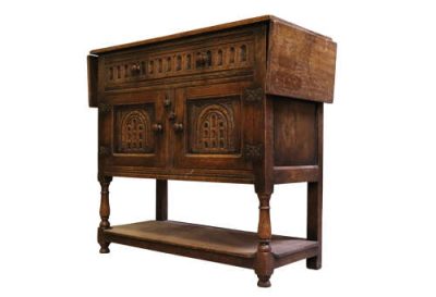 Oak Dresser Base - Image 4