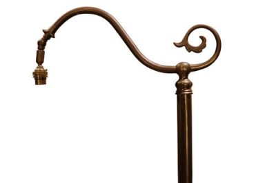 Pair of Early 20th Century Brass Standard Lamps with Claw Feet - Image 3