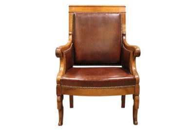 Pair of Louis Philippe Period Walnut Armchairs - Image 4