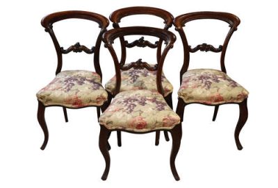 Set of 4 Rosewood Dining Chairs - Image 2