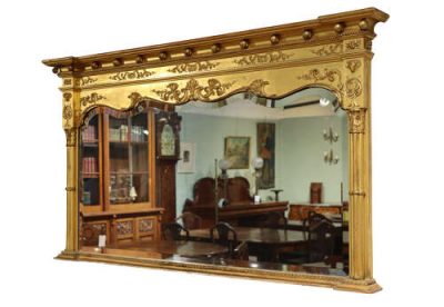 Victorian Overmantel Gilt Mirror - circa 1900 - Image 3